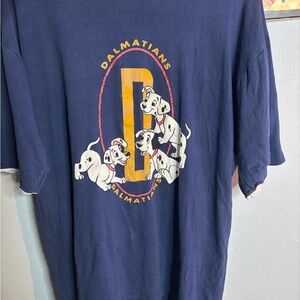 Disney Dalmatian Dog T-Shirt - Navy